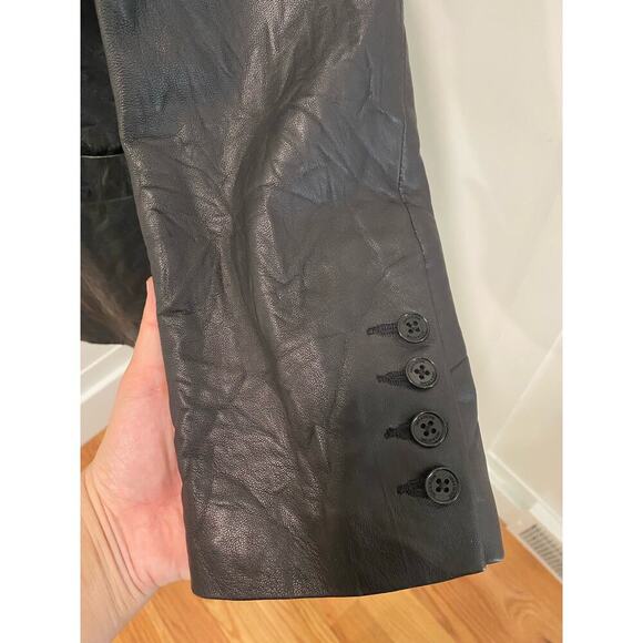 Zadig & Voltaire Volta Cuir Leather Jacket in Black - Picture 3 of 12